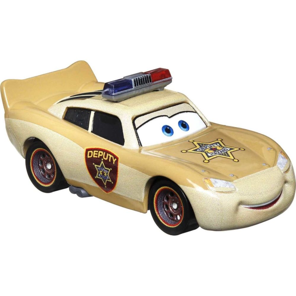 Метална количка, Disney Cars, Lightning McQueen Deputy Hazzard, 1:55, HKY55