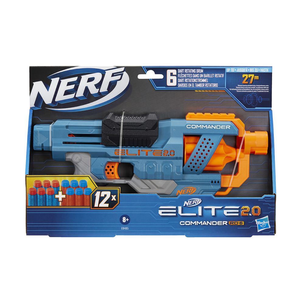 Бластер Nerf Elite 2.0 Commander RD-6