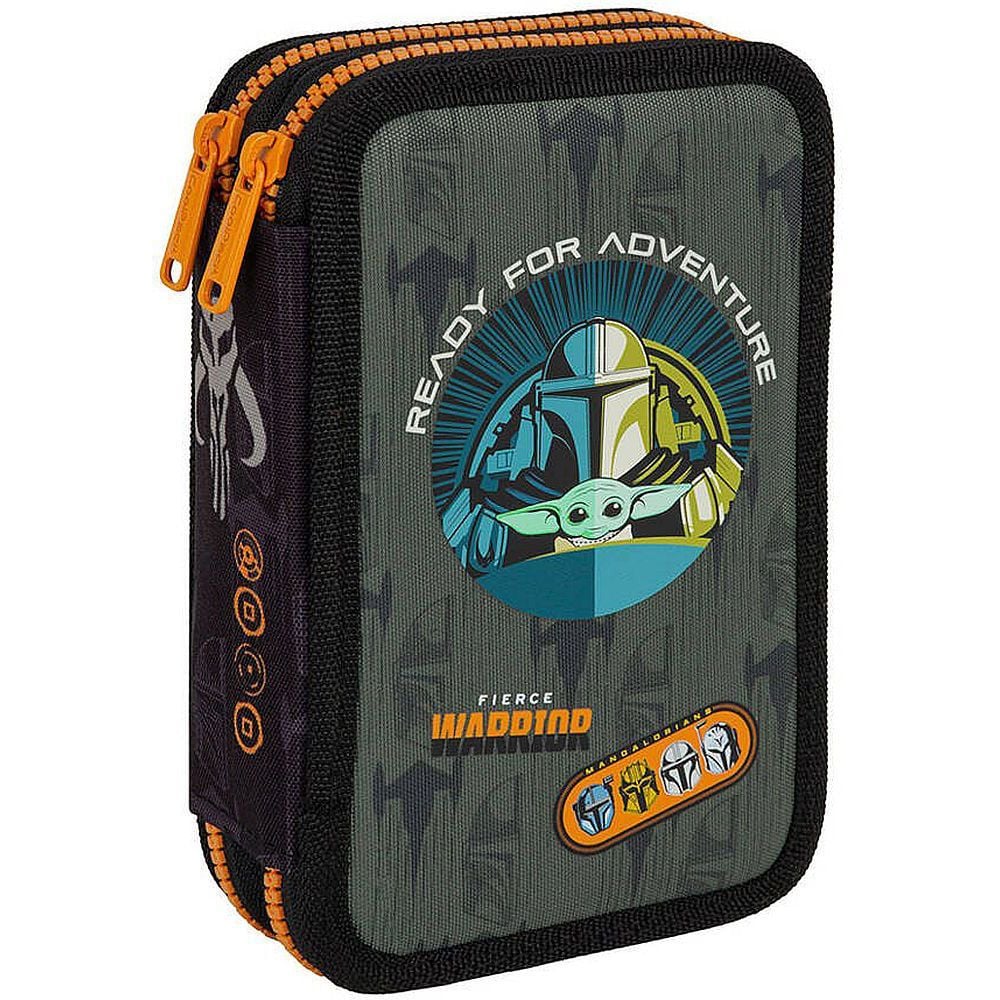 Оборудван несесер с 2 отделения, Coolpack, Jumper 2, Mandalorian, Черен
