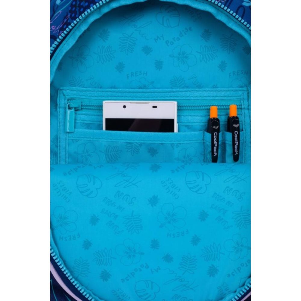 Раница с 2 отделения и LED светлини, Coolpack, Disney Stitch