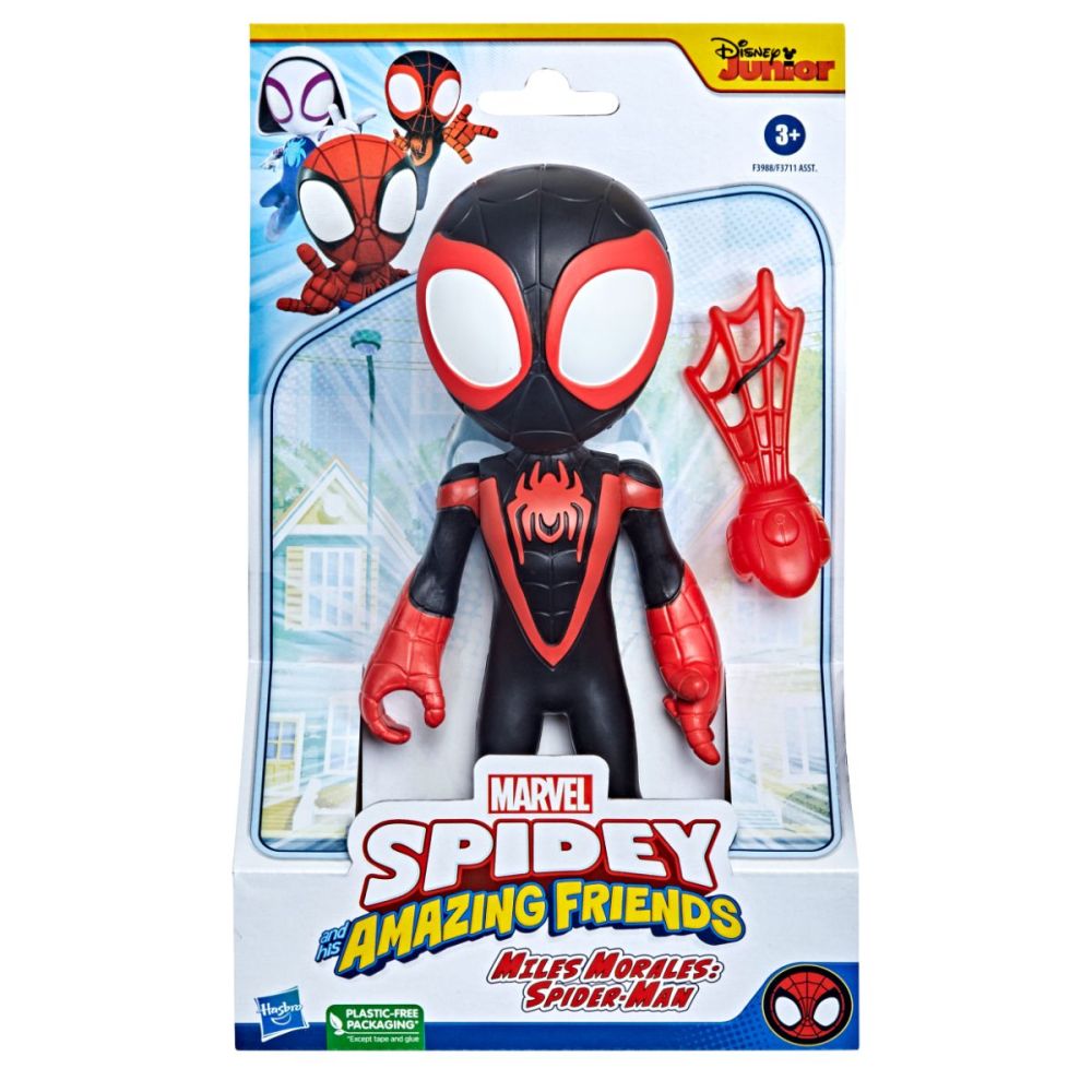 Мега фигурка Spidey and his amazing friends, Miles Morales Spider-Man, 22.8 см, F39885L00