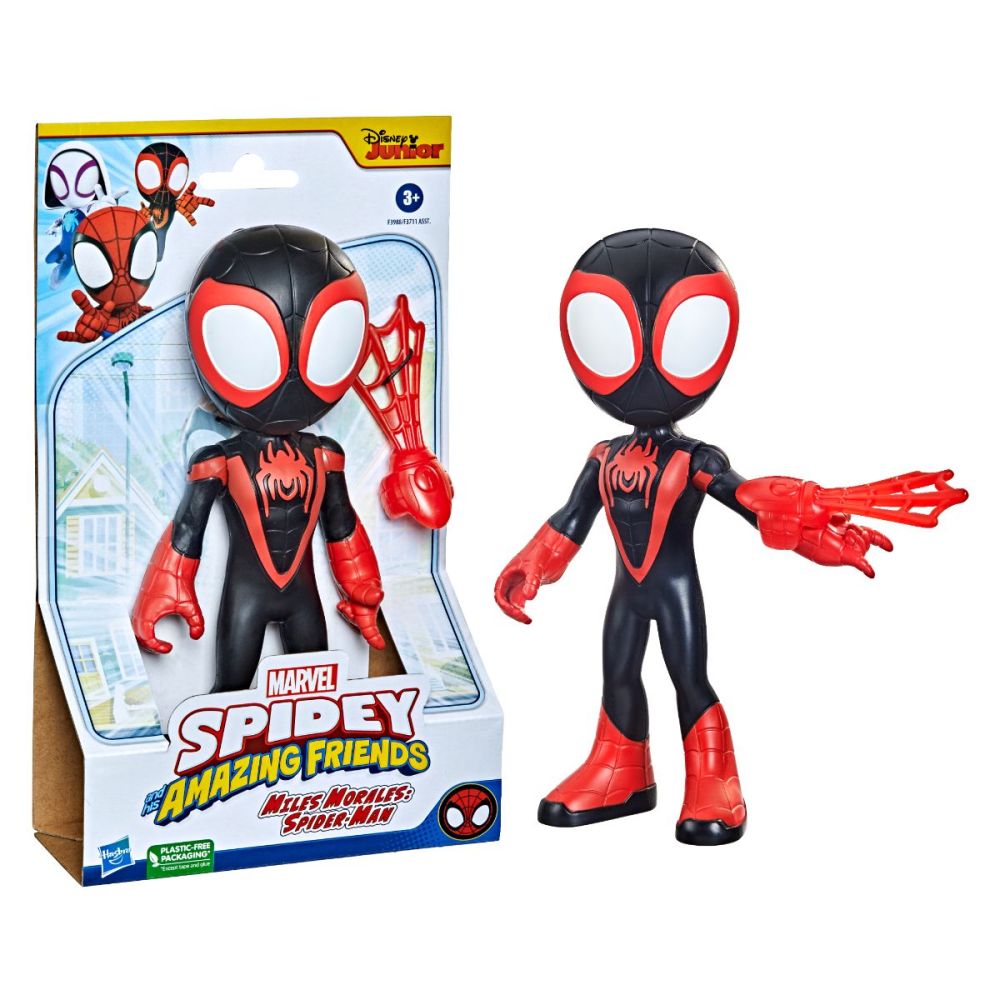 Мега фигурка Spidey and his amazing friends, Miles Morales Spider-Man, 22.8 см, F39885L00