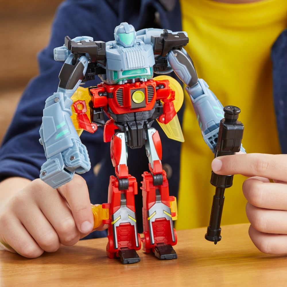 Комплект 2 трансформиращи се фигурки на роботи, Transformers, Earthspark Combiner