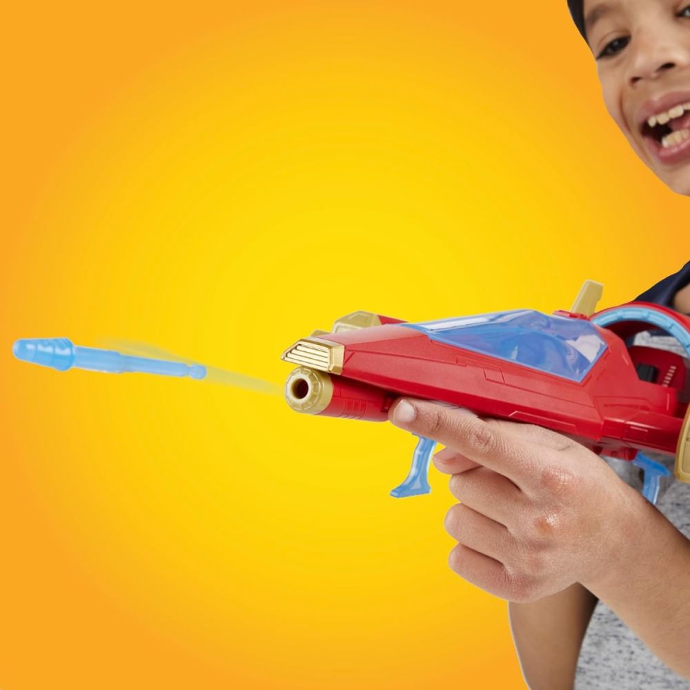 Фигурка с боен самолет, Avengers, Iron Man, Repulsor Blast Battle Jet, 10 см, F9329