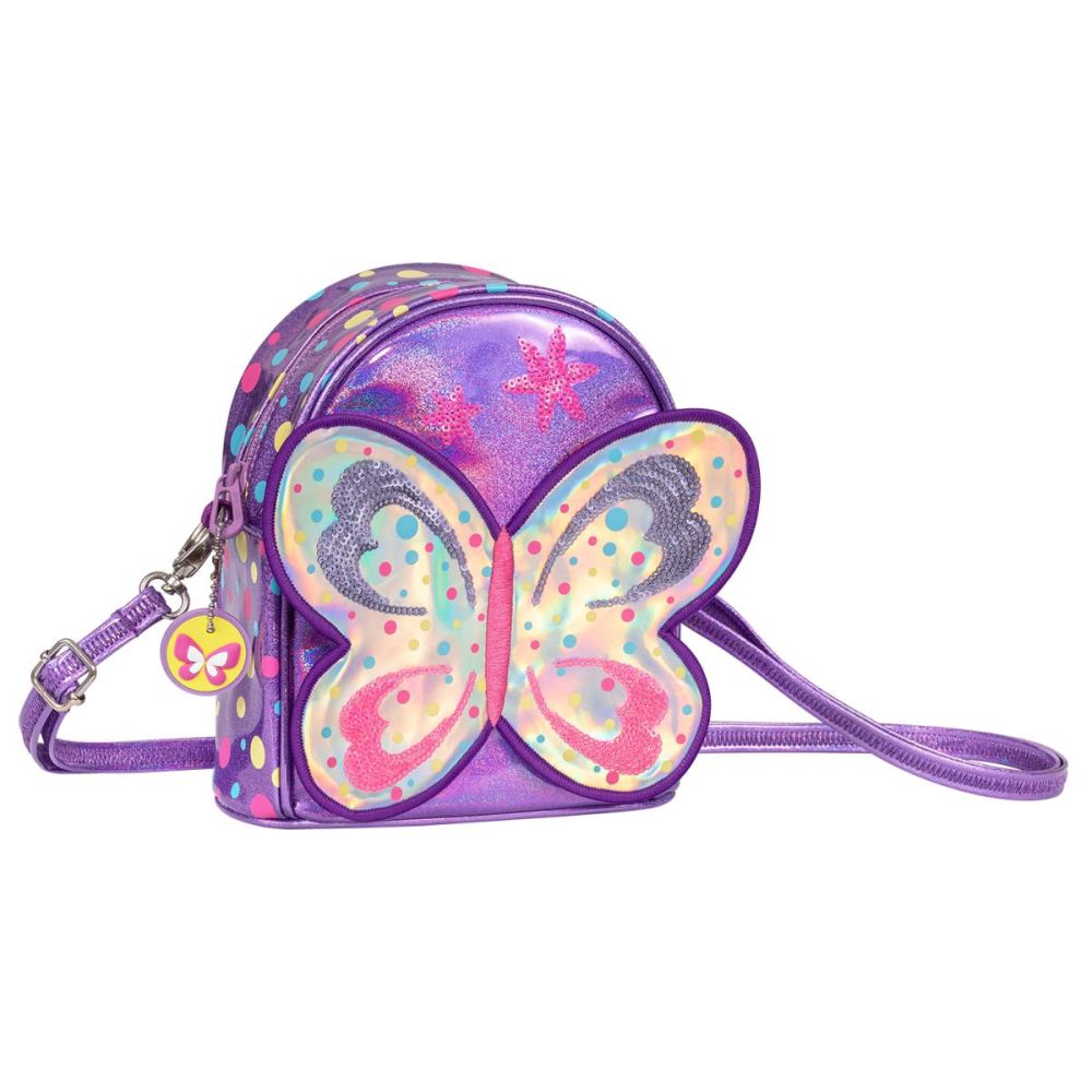 Модна чанта crossbody, Tiger Family, Fun Time, Sparkling Butterfly