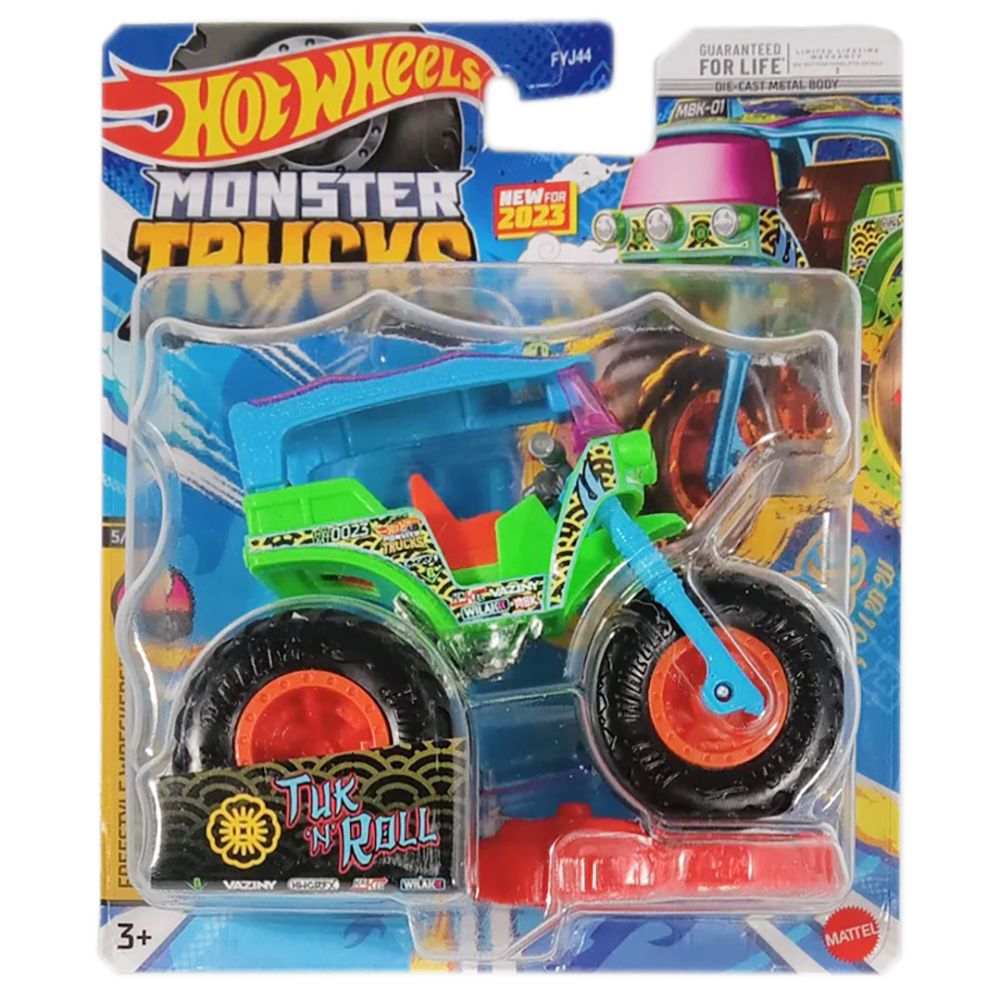 Количка Hot Wheels Monster Truck, Tuk N Roll, HKM38