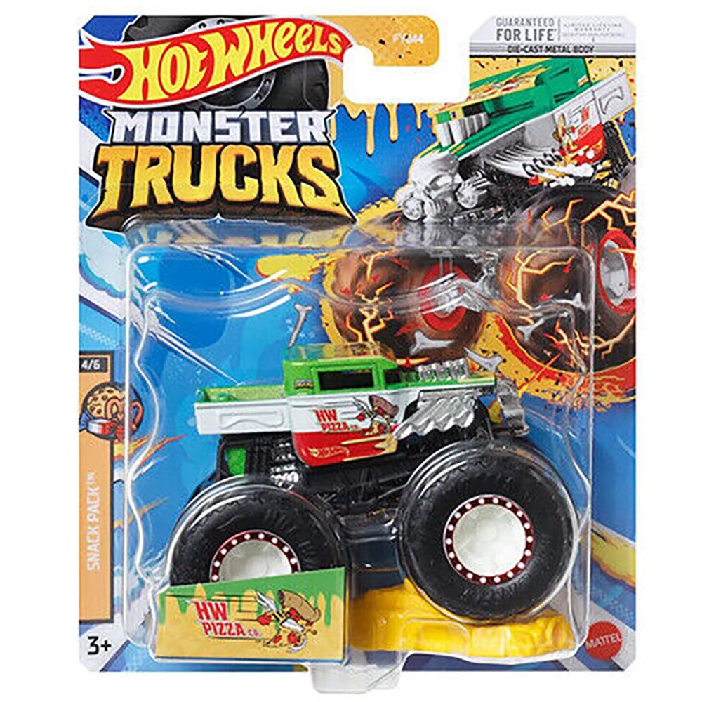 Количка Hot Wheels Monster Truck, HW Pizza Co, HNW18