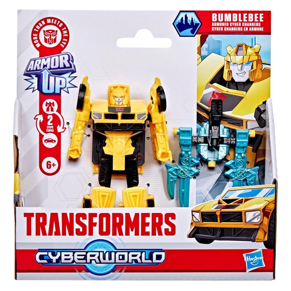 Трансформираща се фигурка, Transformers, Cyberworld, Armored Cyber Changed, Bumblebee, G1045