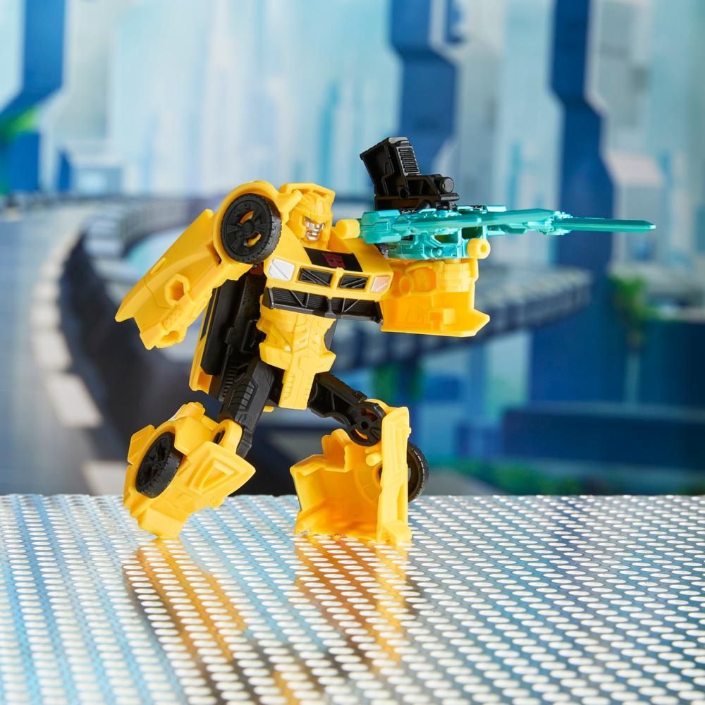 Трансформираща се фигурка, Transformers, Cyberworld, Armored Cyber Changed, Bumblebee, G1045