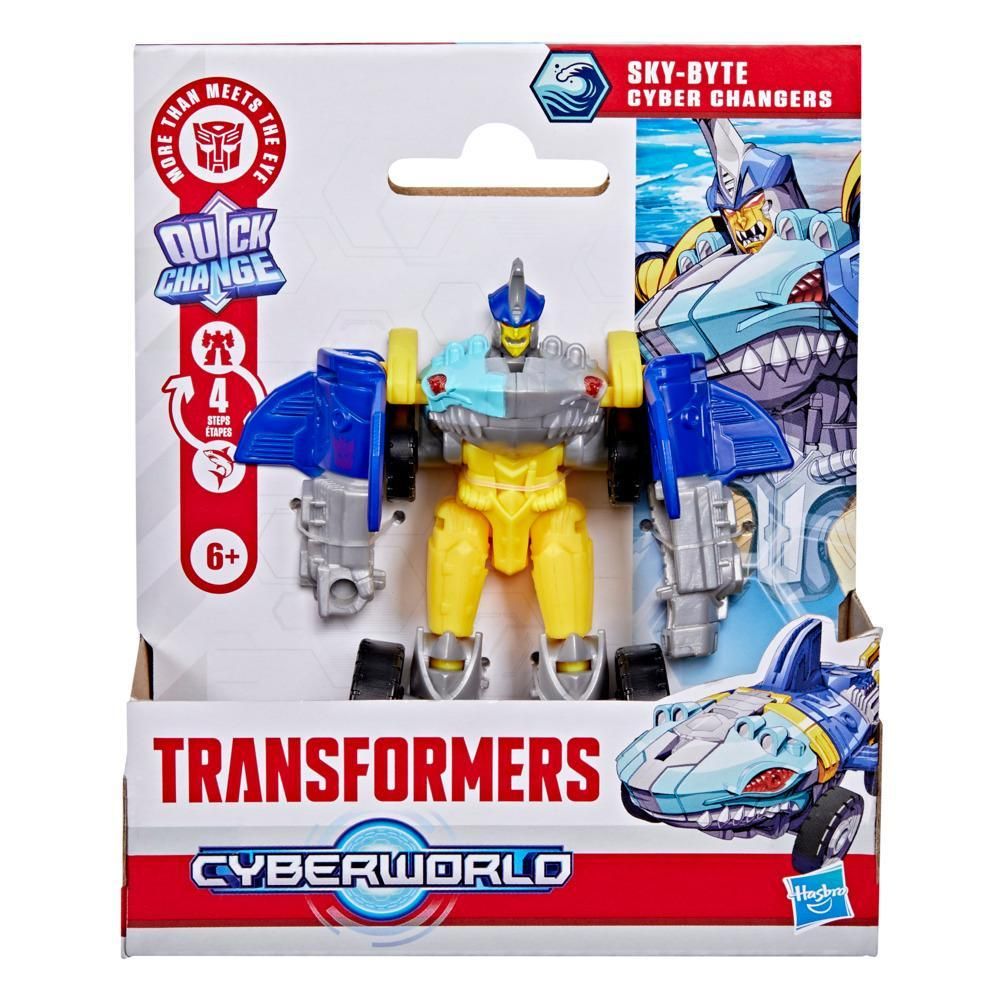 Трансформираща се фигурка, Transformers, Cyberworld, Cyber Changers, Sky-Byte, G1050