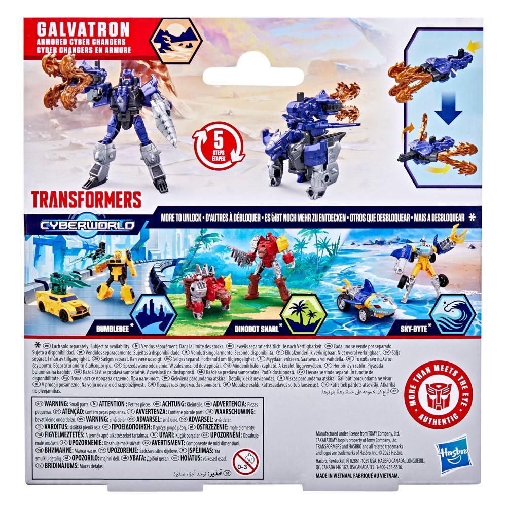 Трансформираща се фигурка, Transformers, Cyberworld, Armored Cyber Changed, Galvatron, G1052
