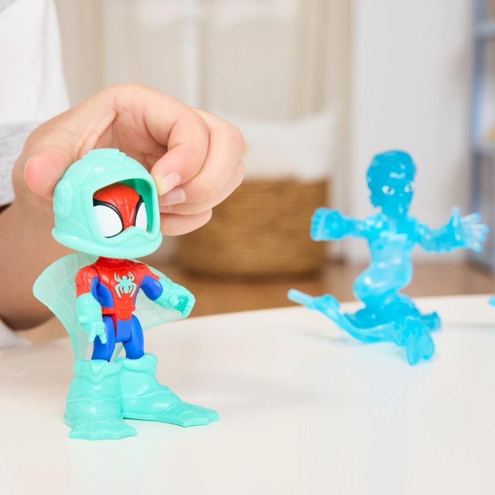 Kомплект от 2 превозни средства Spidey and his Amazing Friends, Waterwebs, Spidey и Hydro-Man, G1463