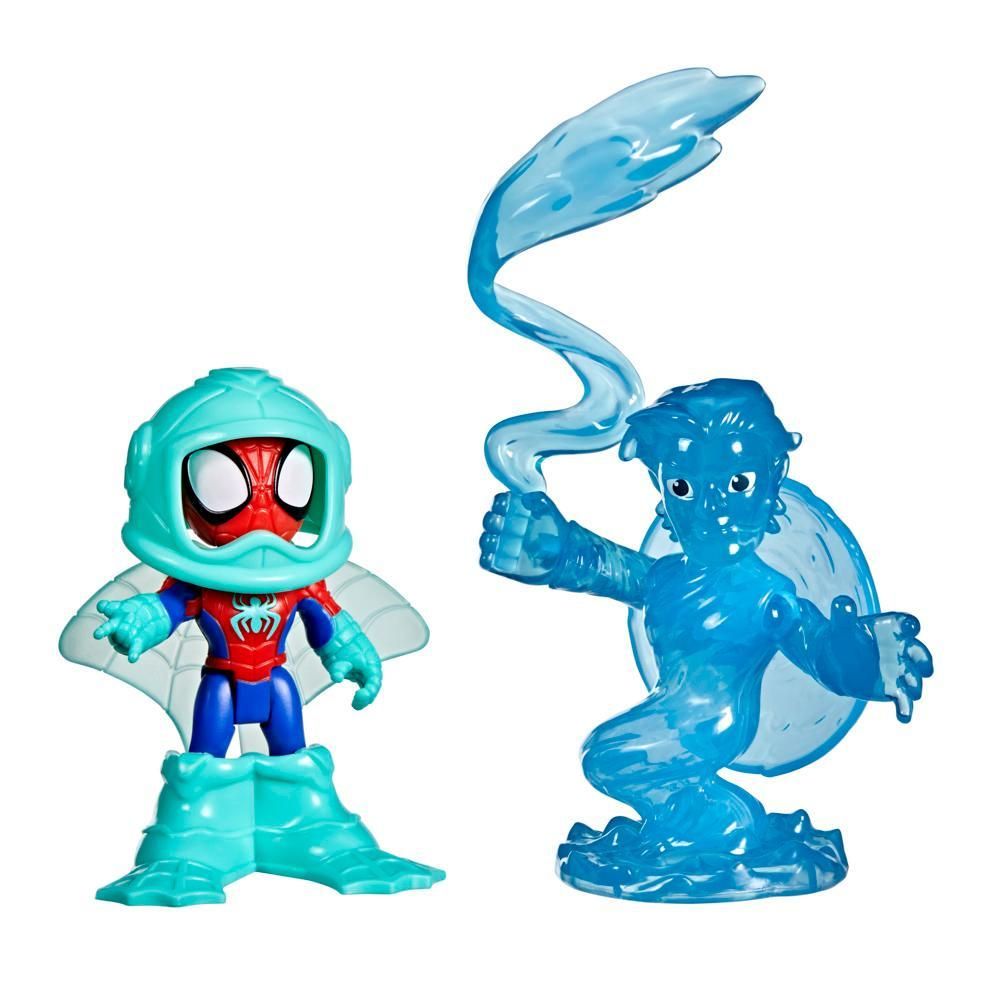 Kомплект от 2 превозни средства Spidey and his Amazing Friends, Waterwebs, Spidey и Hydro-Man, G1463