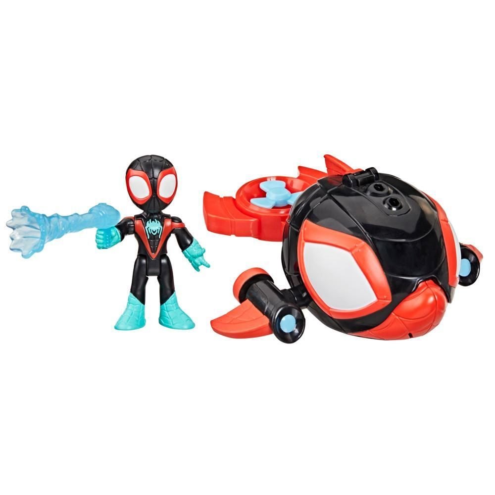 Фигурка с превозно средство, Spidey and his Amazing Friends, Water-Webs Spin Dolphin, G1465
