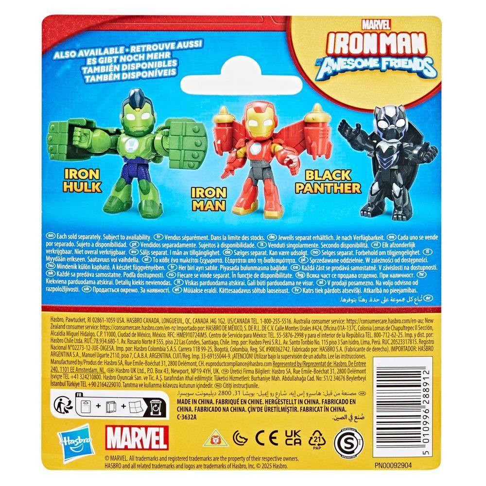 Фигурка Marvel, Iron Man And His Awesome Friends, 7,6 см, G1467