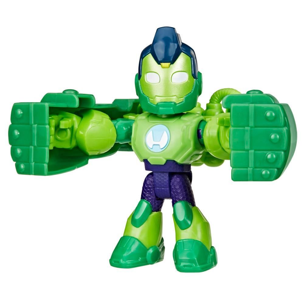 Фигурка Marvel, Iron Man And His Awesome Friends, Iron Hulk, 7,6 см, G1468