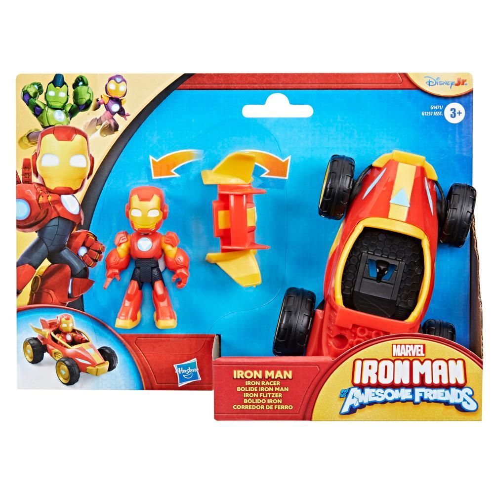 Комплект за игра, Marvel, Iron Man And His Awesome Friends, Iron Racer, G1471