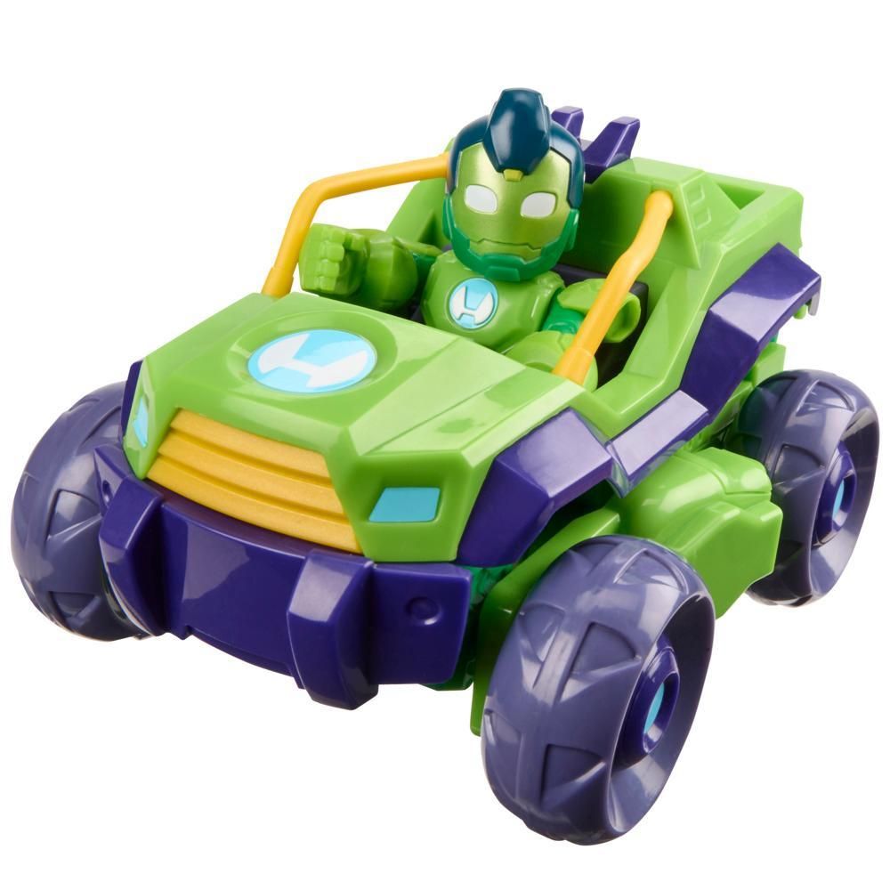Комплект 2в1 фигурка с превозно средство, Marvel, Iron Man And His Awesome Friends, Iron Hulk, G1475