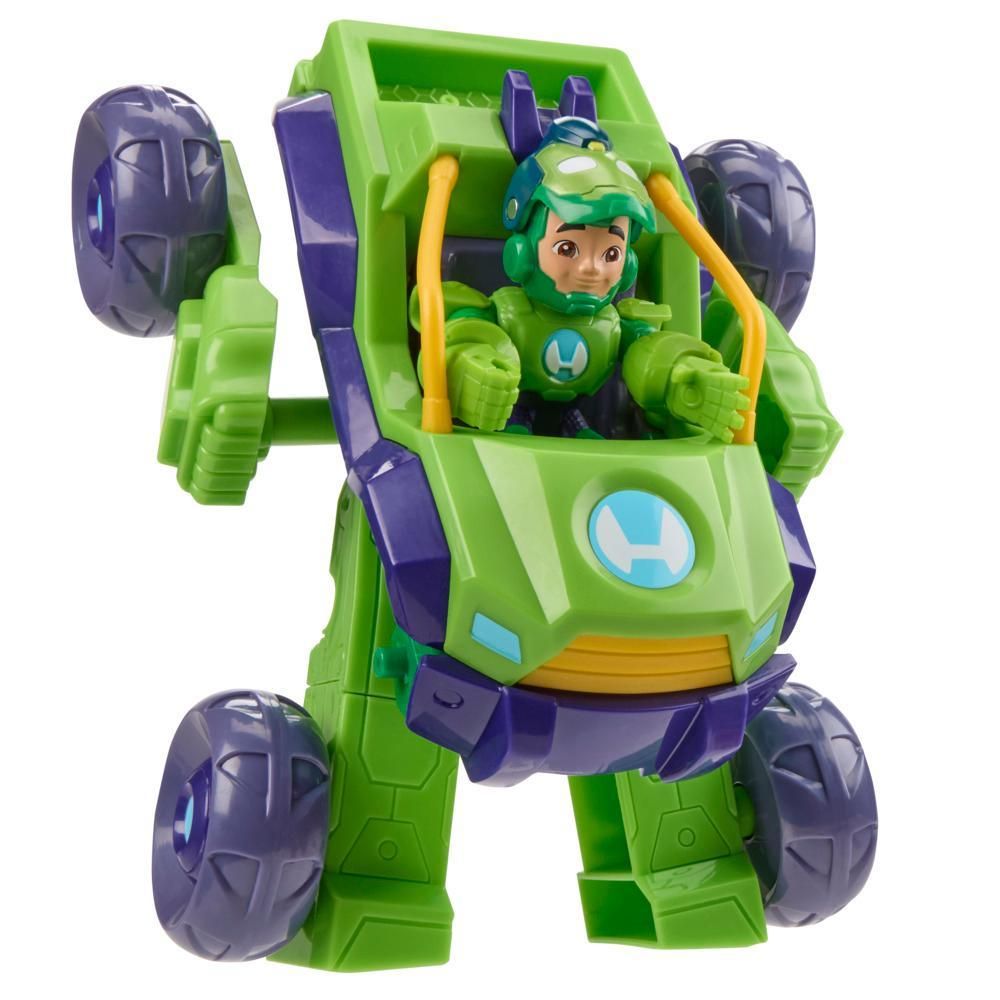 Комплект 2в1 фигурка с превозно средство, Marvel, Iron Man And His Awesome Friends, Iron Hulk, G1475