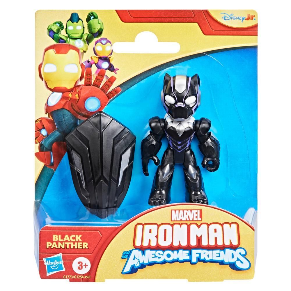 Фигурка Marvel, Iron Man And His Awesome Friends, Black Panther, 7,6 см, G1773