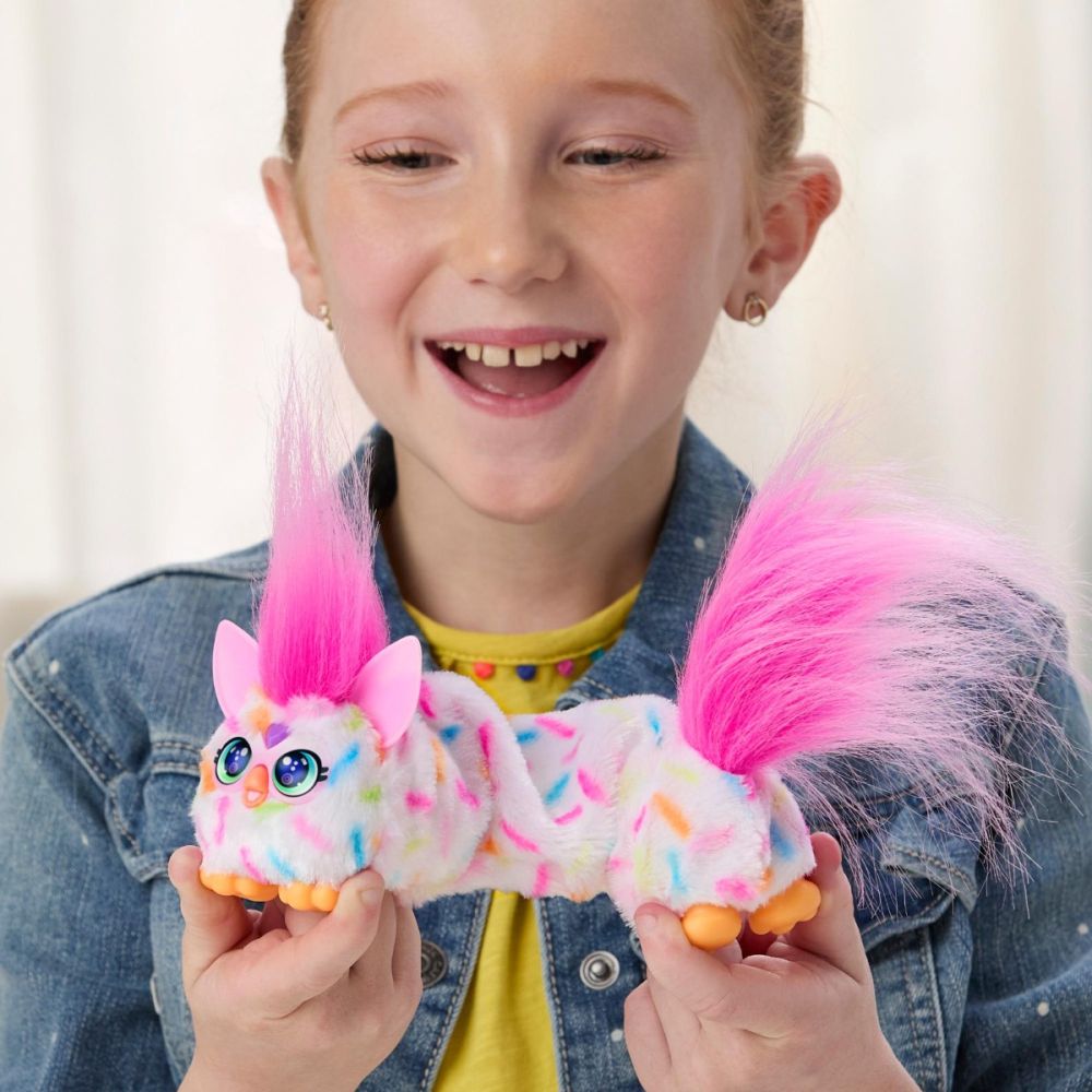 Мини интерактивна плюшена играчка, Furby Dj Furblets, Berry Cup-Cake, G1781