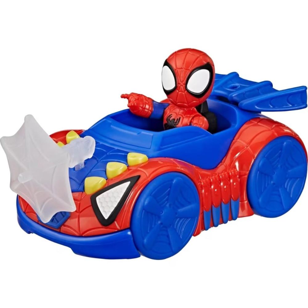 Фигурка с превозно средство, Spidey and his Amazing Friends, Spidey Web Crawler, G2461