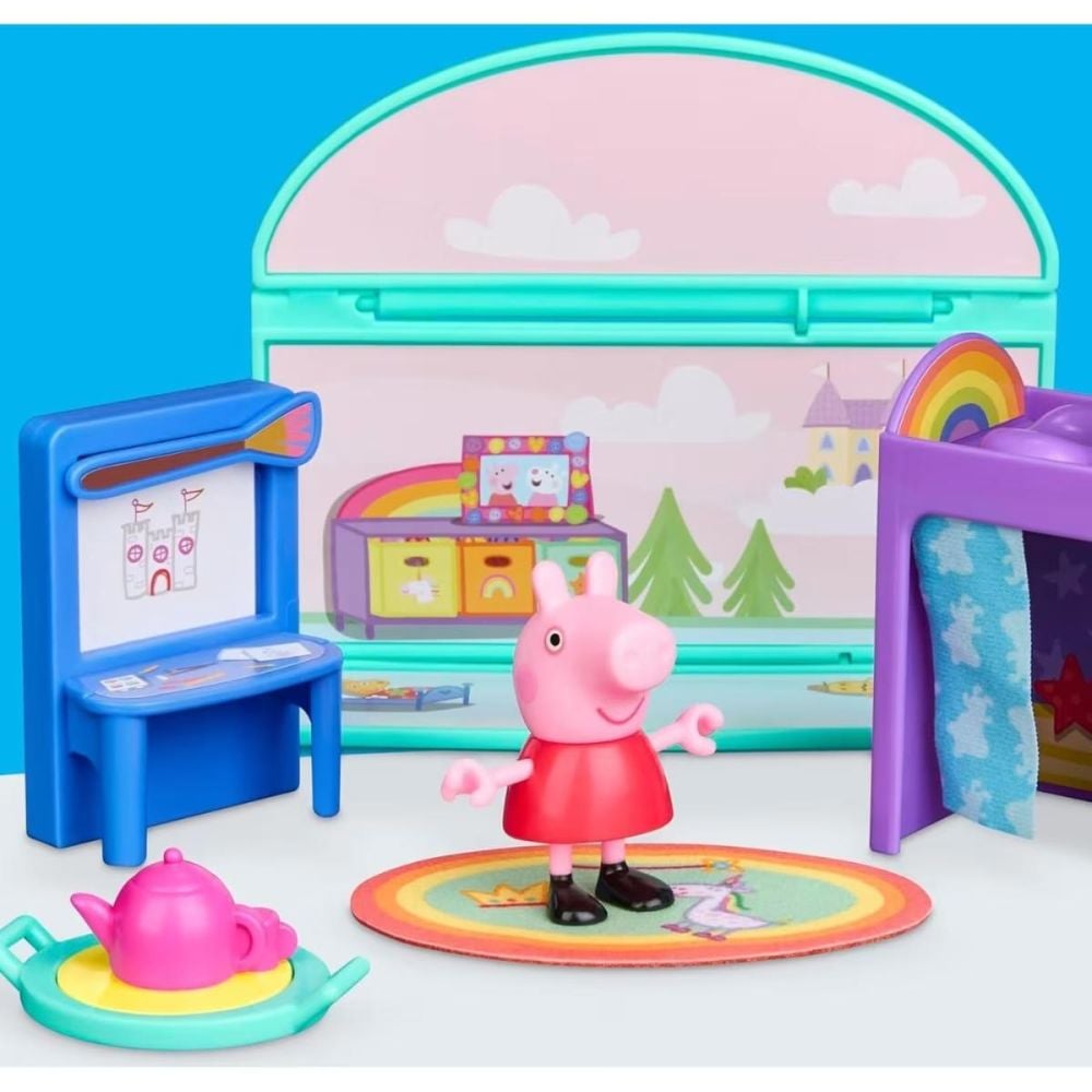 Комплект за игра с фигурка, Peppa Pig, Peppas Bedroom, G2834
