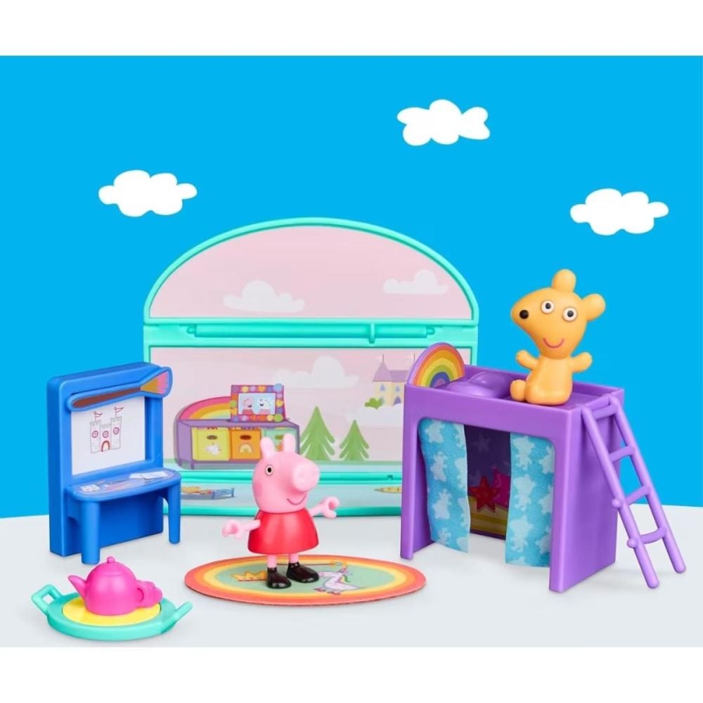 Комплект за игра с фигурка, Peppa Pig, Peppas Bedroom, G2834