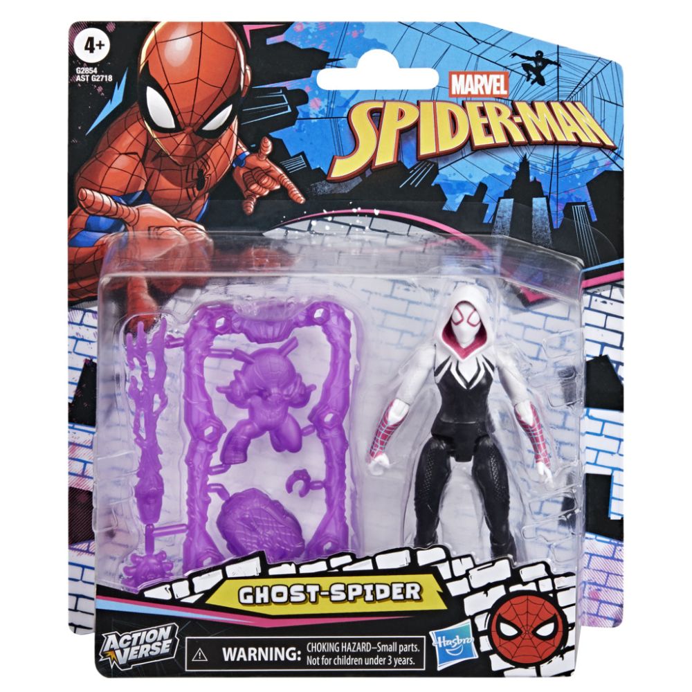 Фигурка с аксесоари, Marvel Spider-Man, ActionVerse, Ghost-Spider, G2854