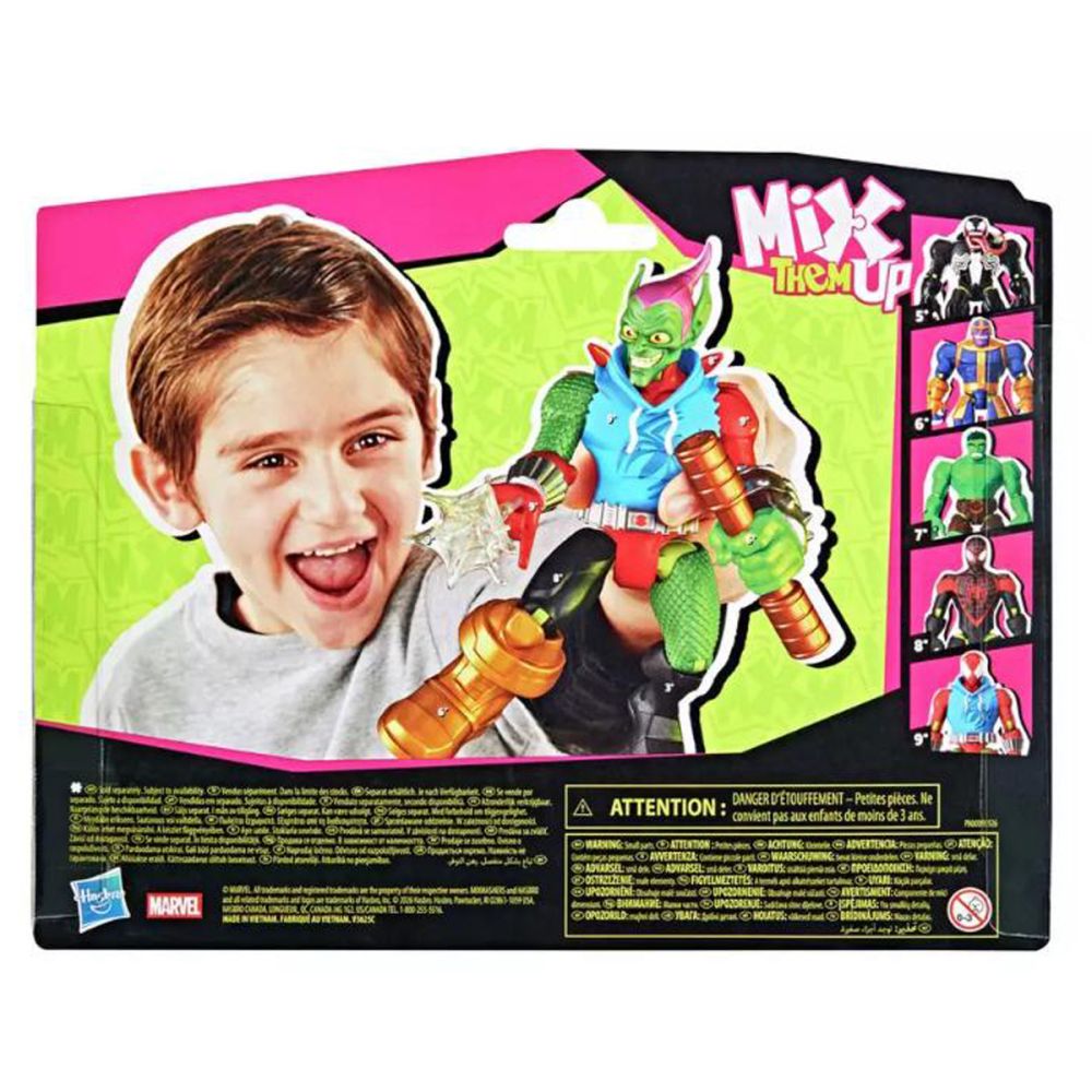 Фигурка с аксесоари, Marvel Spiderman, Mixmashers, Green Goblin, G2880