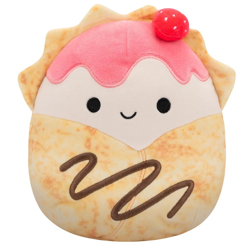 Плюшена играчка, Squishmallows, Gasten the Strawberry Crepe, 19 см
