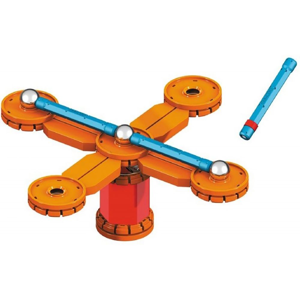 Игра с магнитна конструкция Geomag Mechanics Motion, 35 части