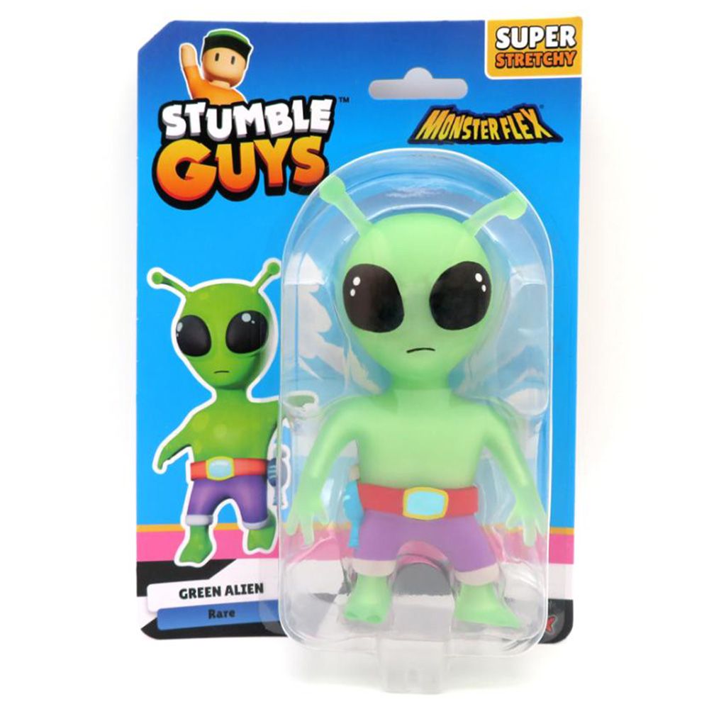 Гъвкава фигурка, Monster Flex, Stumble Guys, S2, Green Alien