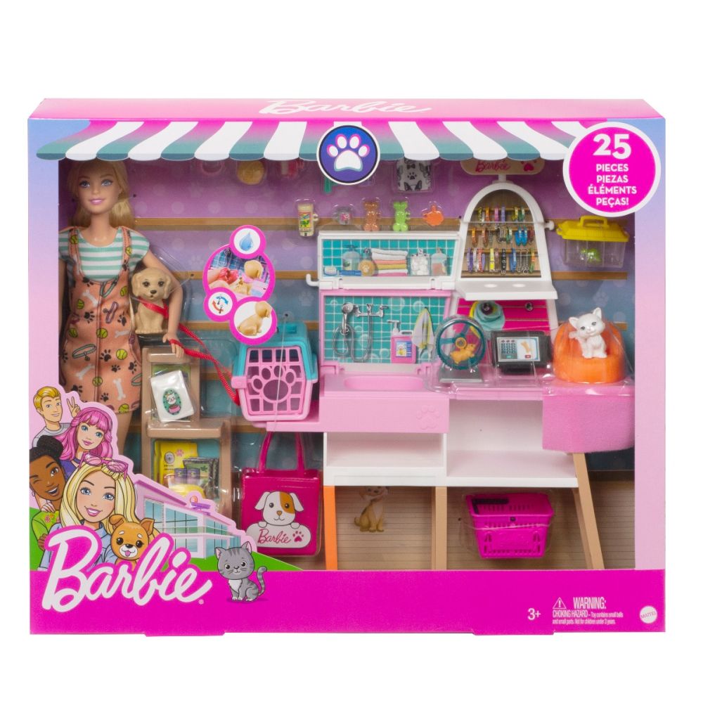 Комплект за игра Barbie, Зоомагазин