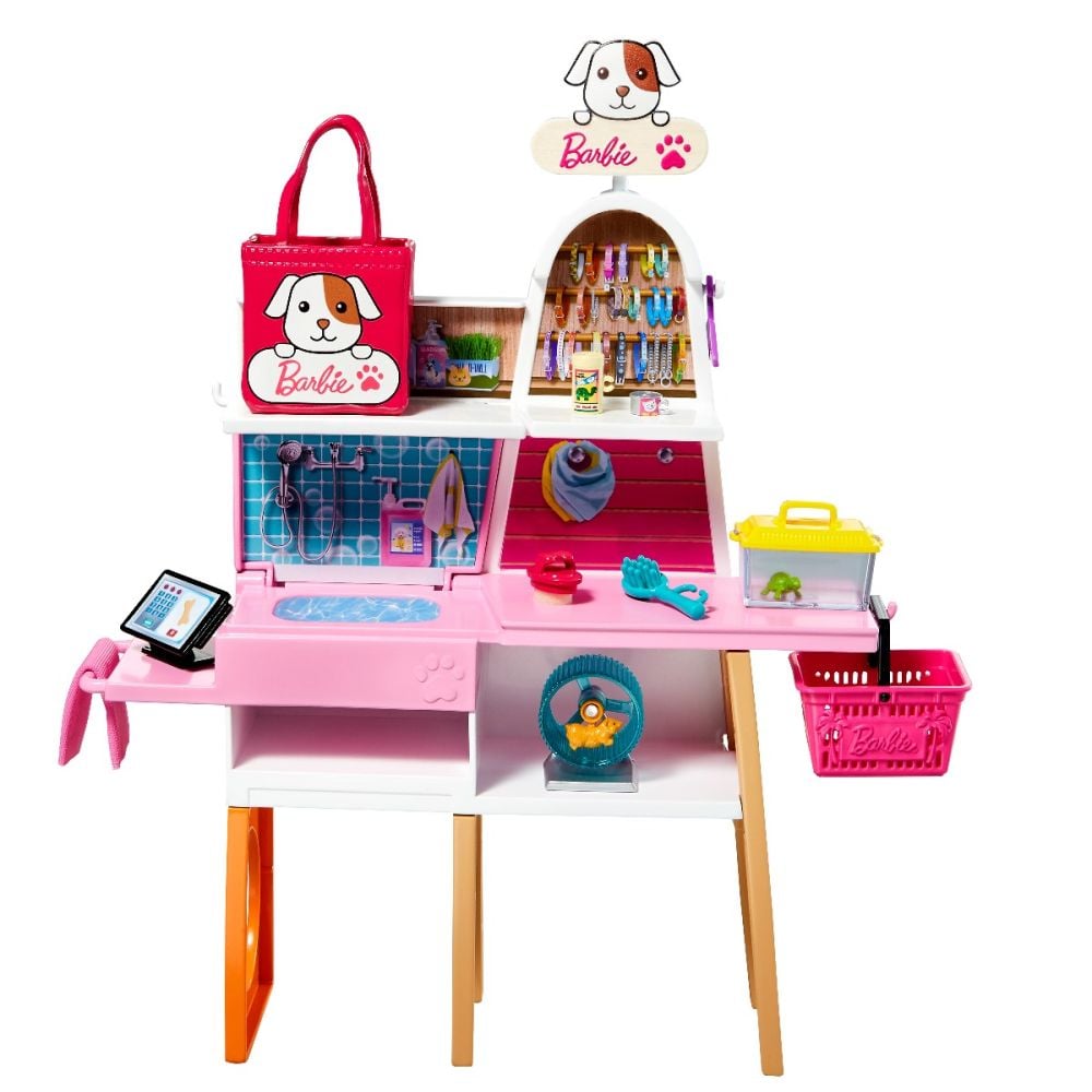 Комплект за игра Barbie, Зоомагазин
