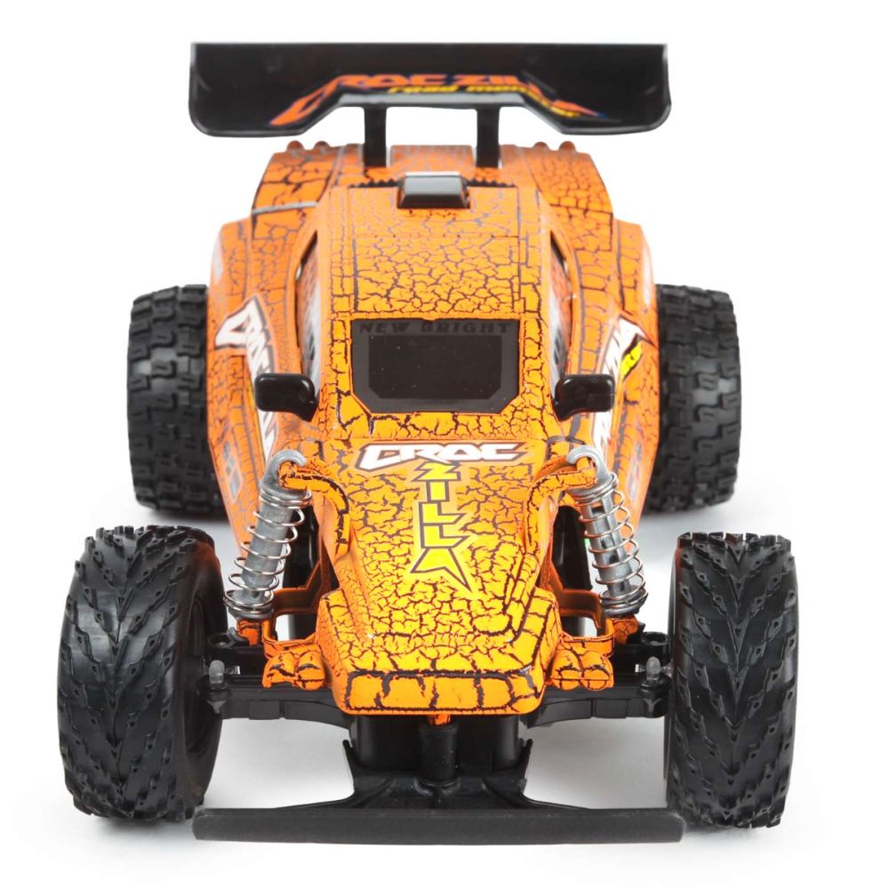 Количка с дистанционно, New Bright, Monster, CrocZilla, 1:16, Оранжева
