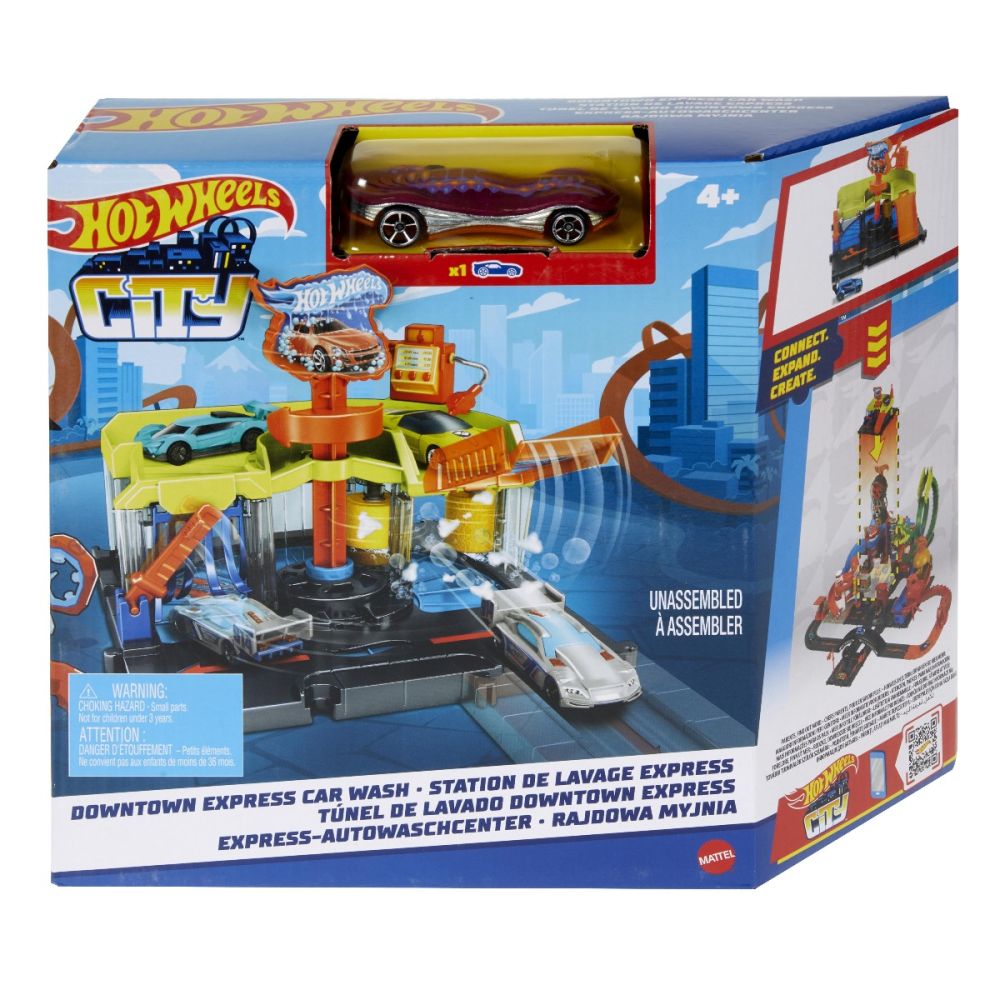 Комплект за игра Hot Wheels City, Автомивка, HDR27