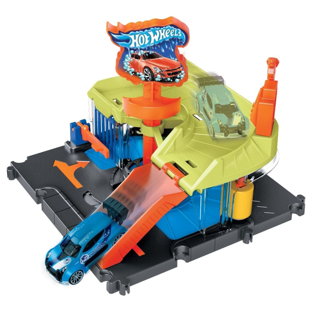 Комплект за игра Hot Wheels City, Автомивка, HDR27