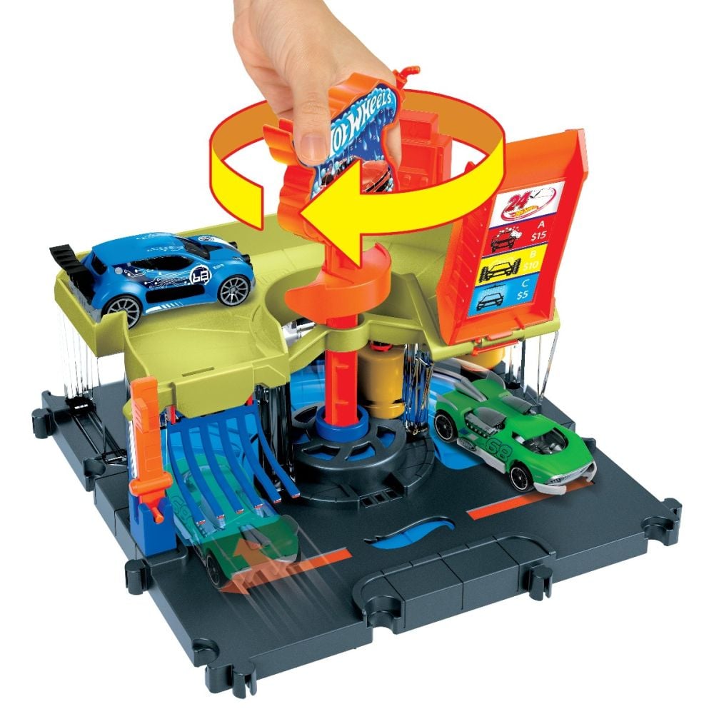 Комплект за игра Hot Wheels City, Автомивка, HDR27