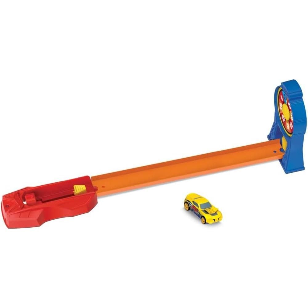 Комплект за игра със състезателна количка, Hot Wheels, Spin and Score, HDR81