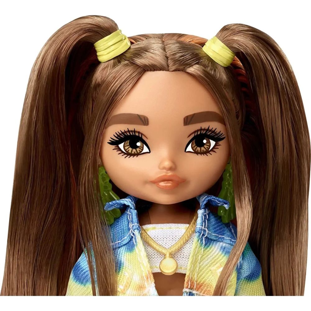 Кукла Barbie с дълга коса и аксесоари, Extra Minis, HHF81