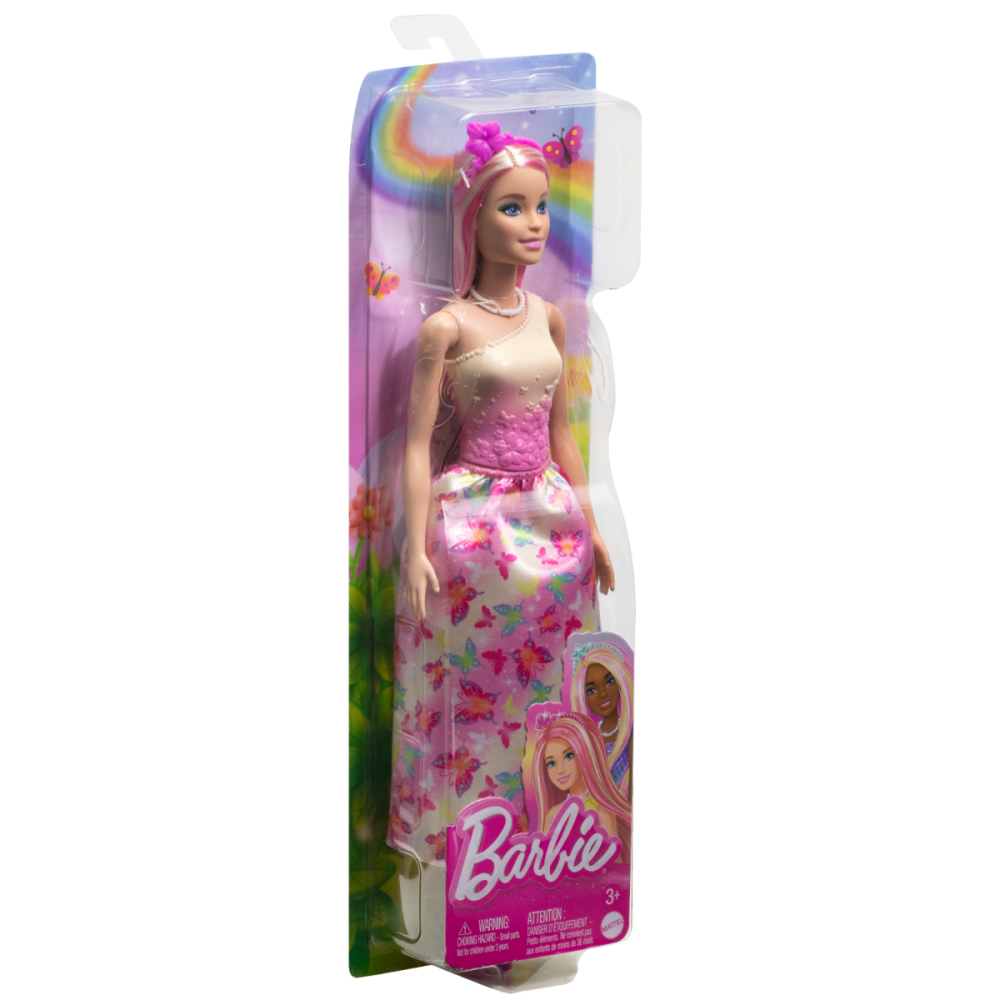 Кукла принцеса с розова коса, Barbie Dreamtopia, HRR08