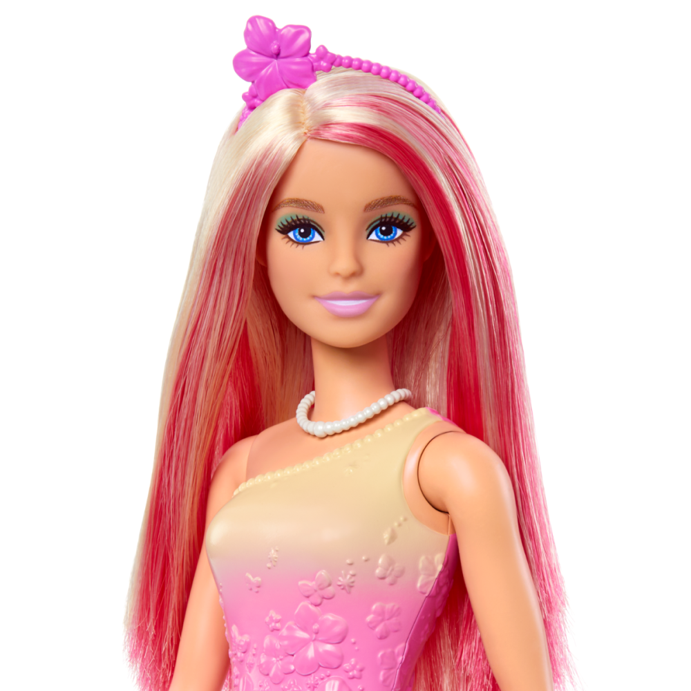 Кукла принцеса с розова коса, Barbie Dreamtopia, HRR08