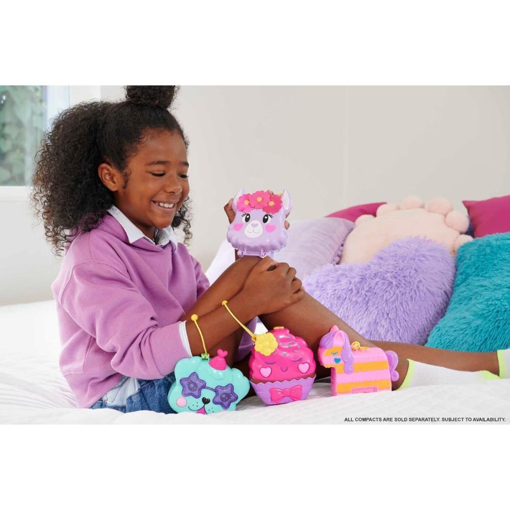 Комплект за игра с 2 кукли и 12 аксесоара Polly Pocket, Unicorn Floatie, HKV34