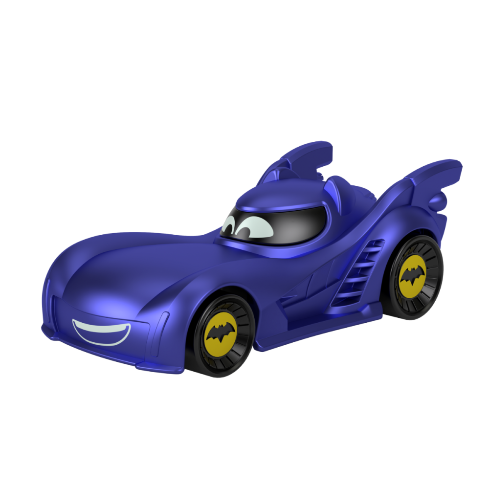Мини метално превозно средство, Fisher Price, Batwheels, Bam The Batmobile, 1:55, HML13