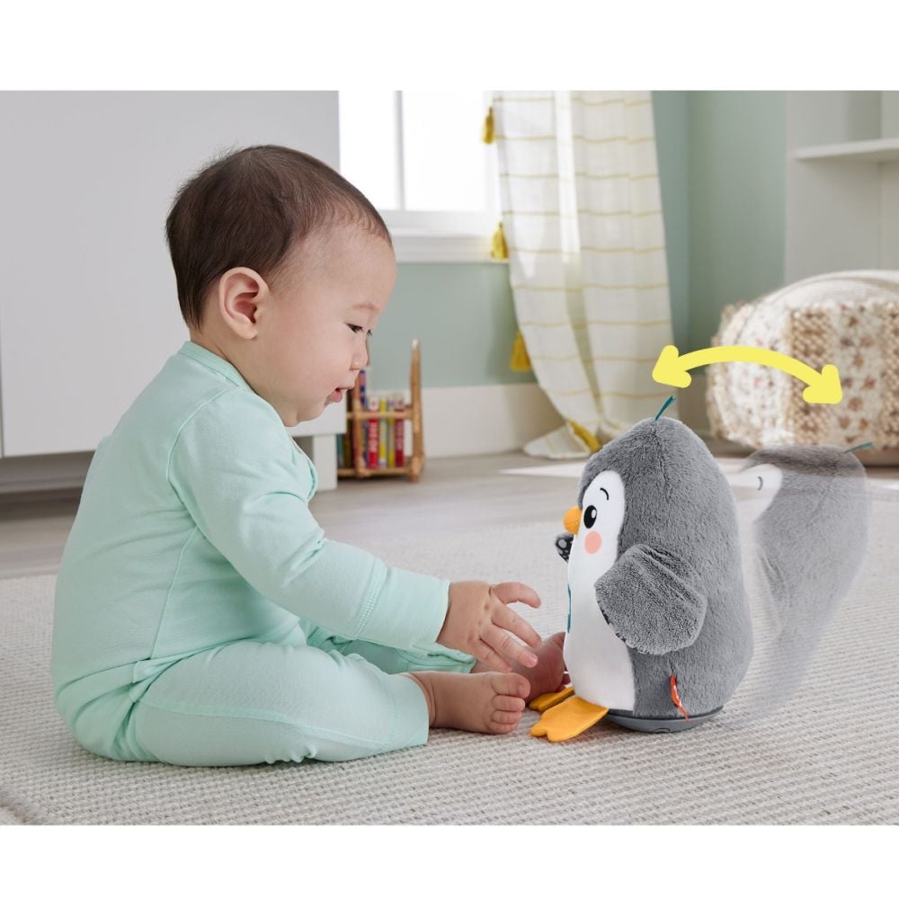 Плюшена играчка, Fisher Price, Музикален пингвин, HNC10
