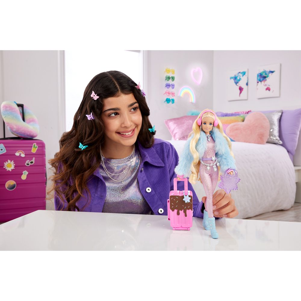 Кукла в зимни дрехи Barbie, Extra Fly Snow Fashion, HPB16
