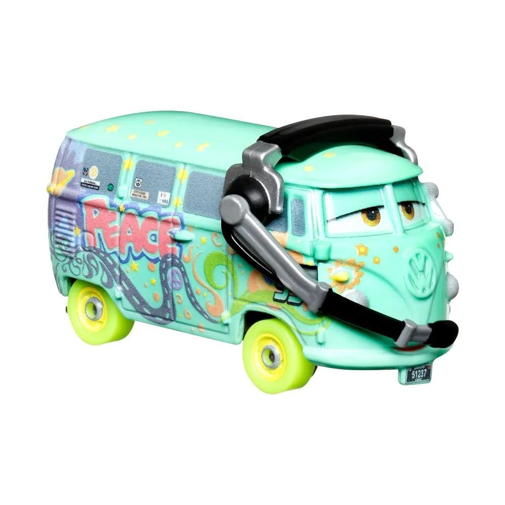 Метална количка, Disney Cars, Glow Racers, Fillmore, HPG80