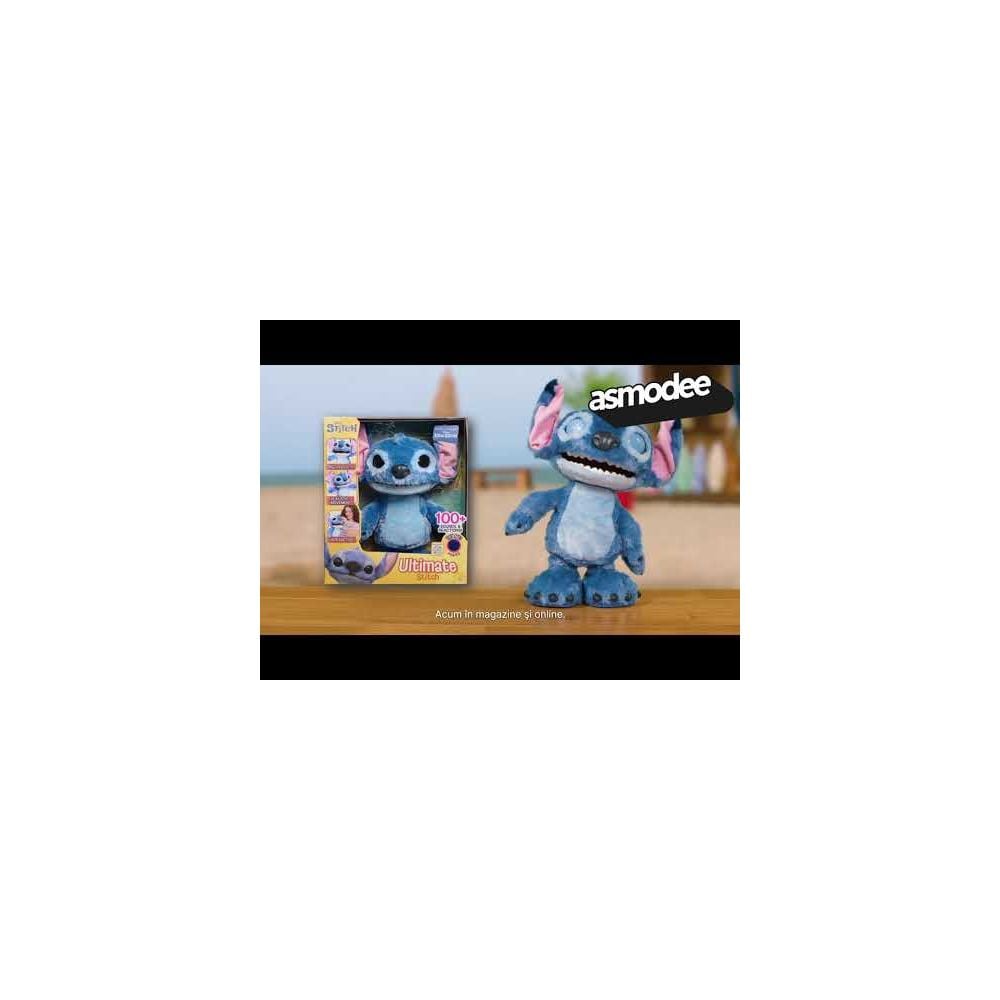Интерактивна плюшена играчка със 100 звука и движения, Disney Stitch, Ultimate Stitch