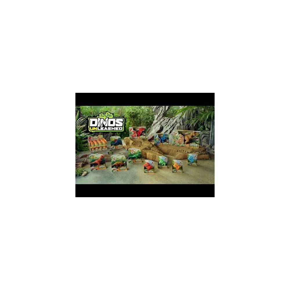 Интерактивна играчка Dinos Unleashed Chomping, Оранжев